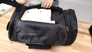 Ozuko 9005 Sublimation Spend The Night Gym Duffle Bag Football Backpack Golf Sneaker Men Travel Bag [upl. by Ariaet]