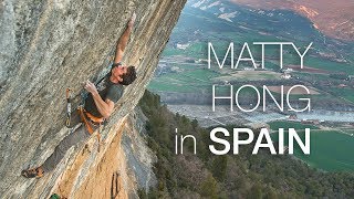 Matty Hong climbing in Spain [upl. by Eirotal266]