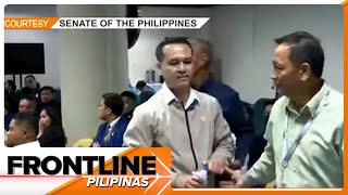 PMaj Allan de Castro ikinulong sa Senado sa di pagamin ng relasyon kay Catherine Camilon [upl. by Ailaza]