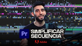 ORGANIZA tu LINEA de TIEMPO  Simplificar Secuencias en Adobe Premiere [upl. by Aniram]