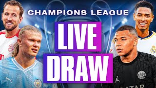 LIVE DRAW  UEFA Champions League Round Of 16 🏆 [upl. by Remled779]