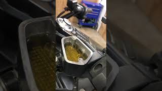 20182024 GL1800 how to bleed hydraulic clutch line [upl. by Greer]