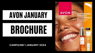 NEW AVON UK JANUARY 2024 BROCHURE Avon brochure [upl. by Jeggar]