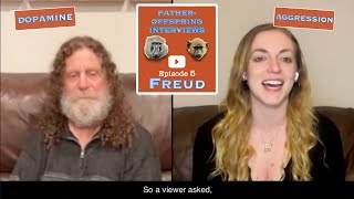 5 Freud aggression dopamine  Robert Sapolsky FatherOffspring Interviews [upl. by Ayisan636]