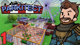 Lets Create The ULTIMATE Theme Park  Parkitect Ep 1 [upl. by Balcer592]