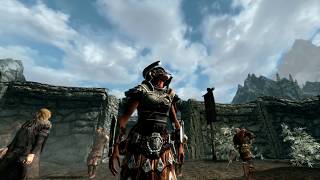 Skyrim VR PC with mods  Save me mighty train [upl. by Malinin]