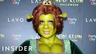 Heidi Klum’s Halloween Costume 2018 Fiona From ‘Shrek’ Took Weeks To Make [upl. by Hawger]