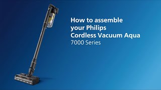 How to assemble Philips Cordless Vacuum  7000 Series [upl. by Burta]