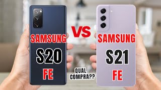 SAMSUNG S20 FE 5G VS SAMSUNG S21 FE 5G COMPARATIVO QUAL COMPRAR  📱 canaldwn [upl. by Meggie]