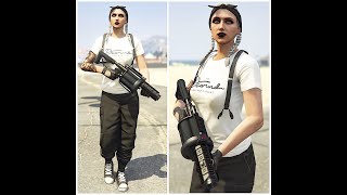 😍 New Gta 5 Glitch Modded Female Outfit with BlAcK Joggers and Suspenders full tutorial 146 PS4 😍 [upl. by Akemahs415]