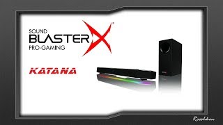 Niesamowite głośniki do komputera  Sound Blaster X Katana od Creative [upl. by Shanks]