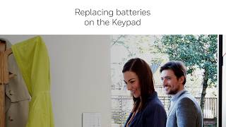 Replacing the batteries on the keypad  Honeywell Home Alarms [upl. by Blaire]