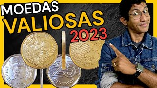 Moedas de 25 centavos MAIS VALIOSAS  valores 2023 ATUALIZADO numismatics coleccion [upl. by Parnell659]