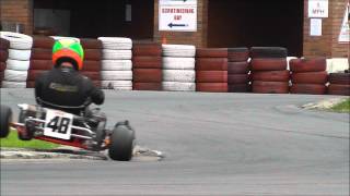 Pure sound  Mike Spencer racing a retro 100cc kart Inc Formula K 135cc [upl. by Web946]