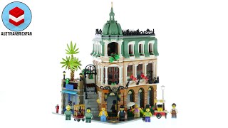 LEGO Creator 10297 Boutique Hotel  LEGO Speed Build Review [upl. by Dreda]