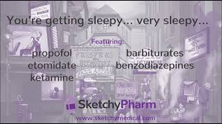 Iv anaesthesia drugs sketchy pharmacology [upl. by Zenas]