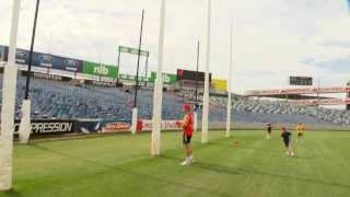 Play  Tom Hawkins putting the kick into action [upl. by Boles]