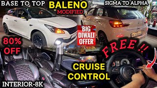 Baleno Modified Base To Top😍Cruise Control Activated In Baleno Sigma [upl. by Iruahs505]