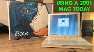 Unboxing and Using an Apple iBook G3 Today [upl. by Salahcin]