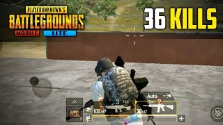 PUBG Mobile Lite 36 Kills Squad Gameplay  New World Record [upl. by Iggam321]