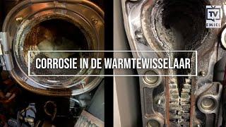 Onderhoud van je ketel  corrosie in de warmtewisselaar [upl. by Nemraciram]