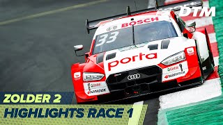 Lead change at the DTM championship  Highlights Race 1  DTM Zolder 2 2020 [upl. by Roth]