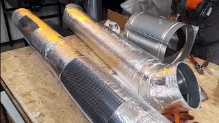 2 HVAC Industrial Ventilation Installation Air Ducts Extractor Fan Hood ductwork process [upl. by Cammie]