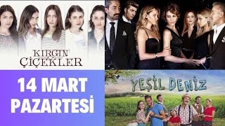 14 Mart 2016 Pazartesi Nostalji Reyting Sonuçları  Kırgın Çiçekler Paramparça Yeşil Deniz [upl. by Nikal311]