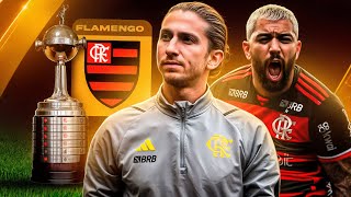 E SE FILIPE LUÍS FOSSE O TREINADOR NA LIBERTADORES O FLAMENGO SERIA CAMPEÃO  PES 2021 PATCH 2025 [upl. by Llednov]