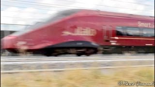 Frecciarossa VS Italo NTV  high speed alta velocita 250 kmh [upl. by Worlock982]