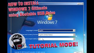 Windows 7 Installation Step by step Guide How to install WINDOWS 7 Ultimate using USB Drive [upl. by Milah]