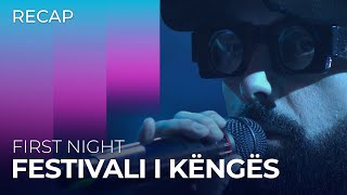 Festivali i Këngës 62 Albania  First Night  RECAP [upl. by Irahs592]