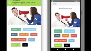 nativescriptfeedback demo [upl. by Elleinwad]