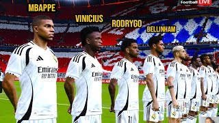 Mbappe going to Real Madrid vs PSG  UCL Final 2025  Trio MVR Mbappe Vinicius Rodrygo  PES [upl. by Fesoj928]