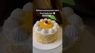 Pina colada cake  coconut cake  pineapple cake  pineapple coconut cake  cake designs [upl. by Fannie]