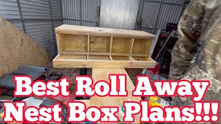 Best DIY Roll Away Nest Box Plans [upl. by Thetisa]