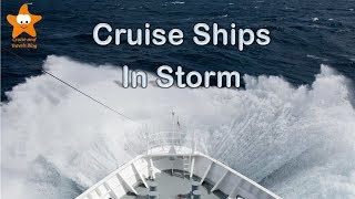 Cruise Ships in Stormy Seas HD CruisesAndTravels [upl. by Nana]