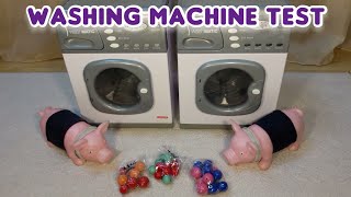 Washing machine test by Happy Pigs [upl. by Onnem]