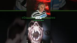 xQc plays horror games amp screams like a girl [upl. by Layney294]