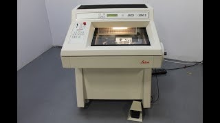 Leica CM3050 S 3 Research Cryostat w Specimen Cooling OptionMicrotome CM3050S  11873 [upl. by Llenrep]