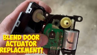 Expedition Blend Door Actuator Replacement clicking noise from dash fix [upl. by Hungarian]