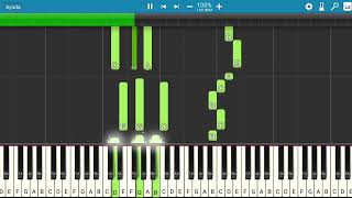 Los Titanes  Por Retenerte  Piano Tutorial  Midi [upl. by Remington173]