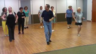 CUMBIA SEMANA LINE DANCE Original Video with Choreographer Ira Weisburd [upl. by Elicul]