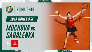 Muchova vs Sabalenka Semifinal Highlights  RolandGarros 2023 [upl. by Larok]