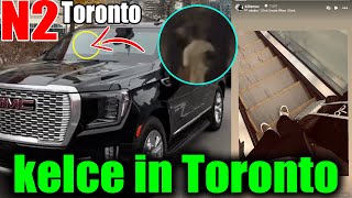 Travis Kelce shares moment arriving in Toronto ahead of girlfriend Taylor Swifts second concert [upl. by Ulane177]