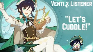 Lets cuddle  Venti x Listener  M4A  ASMR  Genshin Impact [upl. by Atsahs]