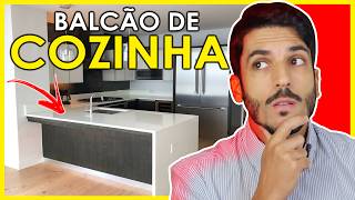 BALCÃO DE COZINHA  DICAS SIMPLES PARA COZINHA AMERICANA OU COZINHA PEQUENA [upl. by Eveivenej]