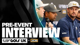 FULL INTERVIEW Bryson DeChambeau and Crushers GC  LIV Golf UK by JCB [upl. by Amleht223]