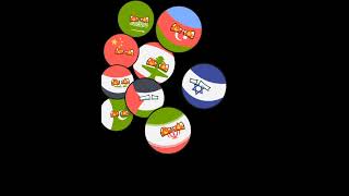 FALESTINE VS ISRAEL support countriesletsee countryballs [upl. by Sholem]