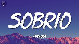 Maluma  Sobrio LetraLyrics [upl. by Siesser]